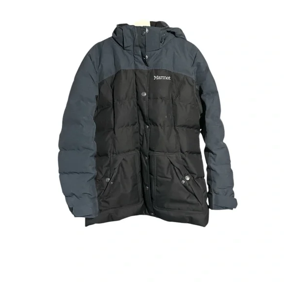 Marmot Women’s Southgate 700 black/ gray down jacket Size XL - Picture 2 of 6